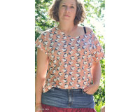 Baumwolljersey FURRY FACES, Pony, Käselotti