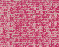 Italienischer Seidenstoff MIRANDA, Ovale, pink