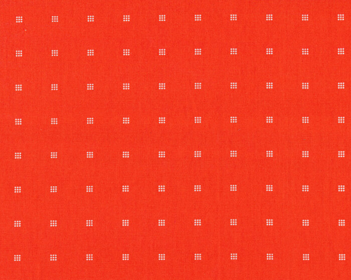 Popeline-Patchworkstoff FLOWERETTE, Punkte, hellrot, Art Gallery