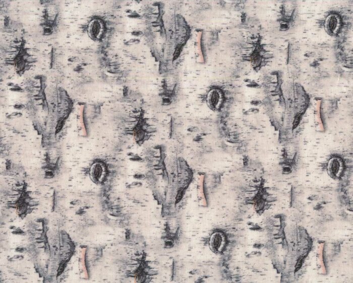 Patchworkstoff LANDSCAPE MEDLEY, Birkenrinde, Elizabeths Studio