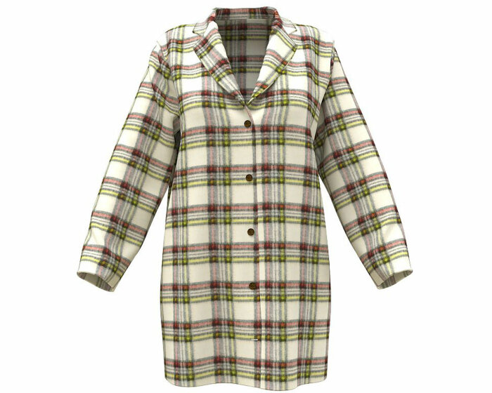 Zwischenmass Schnittmuster MANTEL MIT REVERS 168 M (Mittlerer Umfang)