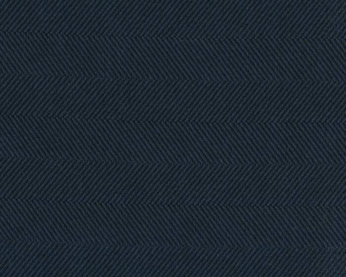 Italienischer Baumwoll-Flanellstoff RENZO, breites Fischgrat, dunkelblau