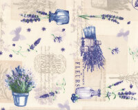 Deko-Baumwollstoff MANOSQUE, Lavendel, lila