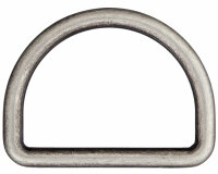 D-Ringe aus Metall, Union Knopf altsilber 25 mm