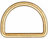 D-Ringe aus Metall, Union Knopf gold 40 mm