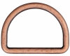 D-Ringe aus Metall, Union Knopf altkupfer 25 mm