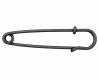 Kiltnadel aus Metall, Union Knopf gunmetall 50 mm