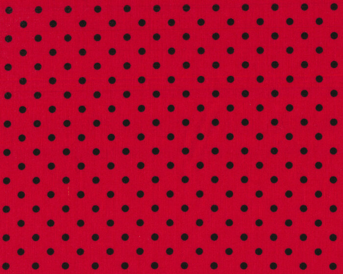 Patchworkstoff DOT, Punkte, rot-schwarz, Timeless Treasures