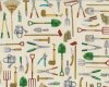 Patchworkstoff A GARDENING WE GROW, Gartengeräte, QT Fabrics