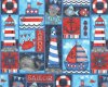 60-cm-Rapport Patchworkstoff ANCHORS AWAY, maritime Bilder, Studio E