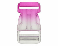 Steckschnalle mit Farbverlauf, Union Knopf pink