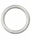 Metall-Ring, Union Knopf silber 15 mm