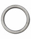 Metall-Ring, Union Knopf altsilber 20 mm