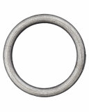 Metall-Ring, Union Knopf altsilber 25 mm