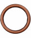 Metall-Ring, Union Knopf altkupfer 35 mm