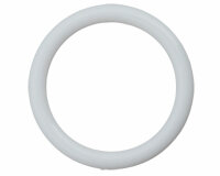 Kunststoff-Ring, Union Knopf weiß 16 mm