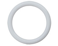 Kunststoff-Ring, Union Knopf weiß 18 mm