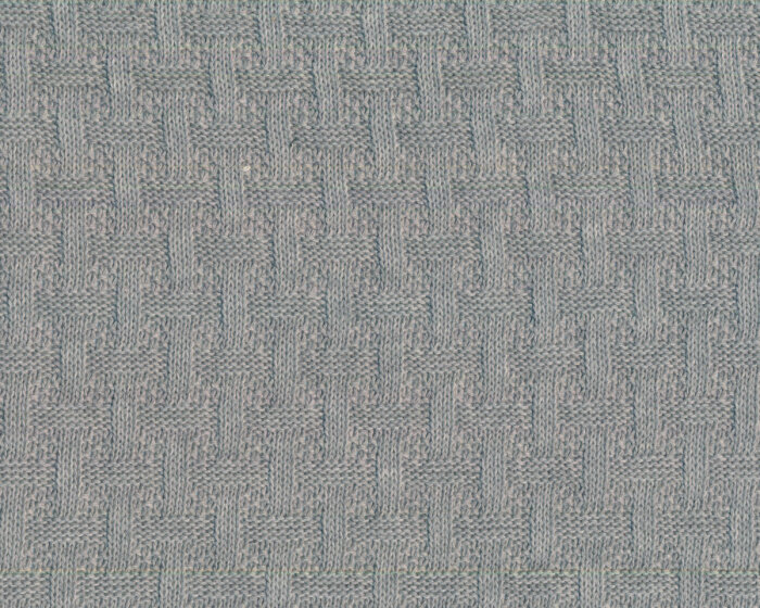 Strickstoff WOVEN KNITTY, Flechtstreifen, grau, Albstoffe
