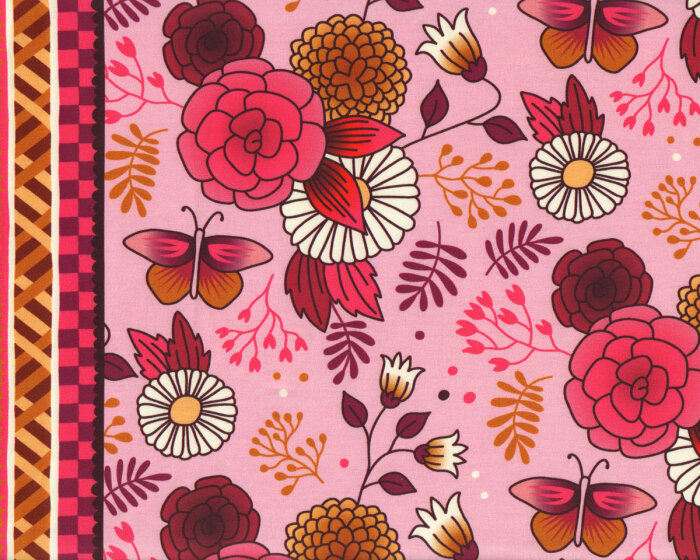 Bio-Sweatstoff GARDENERS DELIGHT, Rosen, rosa, Albstoffe