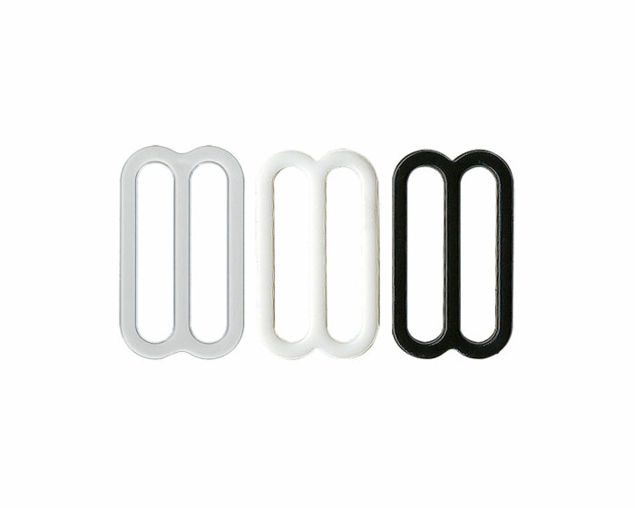 Wäsche- und Bikiniversteller aus Kunststoff, Union Knopf transparent 10 mm