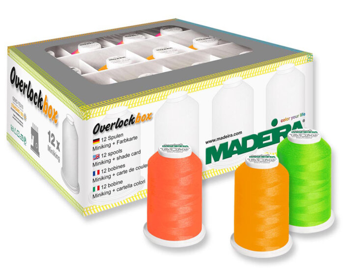 Overlockbox 3+1 NEON, Madeira