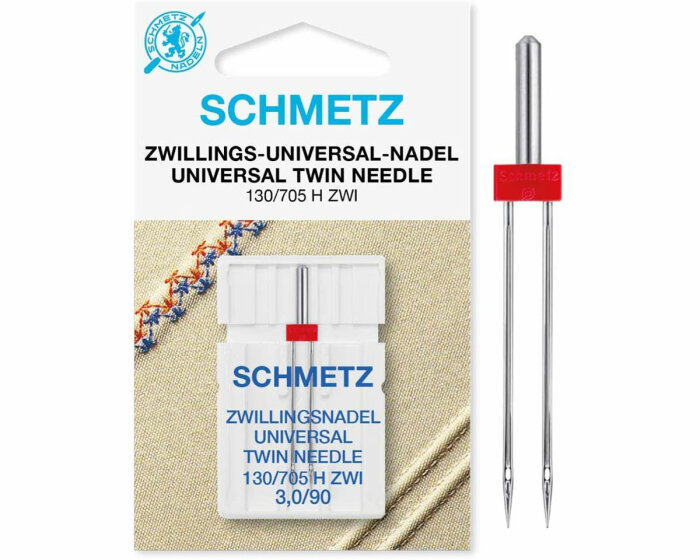 Zwillingsnadel UNIVERSAL, Schmetz 4 mm 80