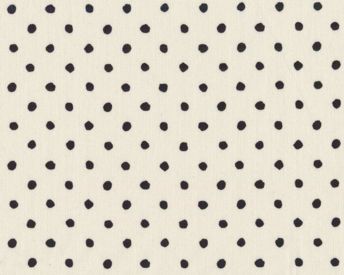 Patchworkstoff MAGNOLIAS, Punkte, weiß, P&B Textiles
