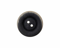 Kunststoffknopf VINTAGE, matt, Union Knopf schwarz 15 mm