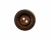 Kunststoffknopf VINTAGE, matt, Union Knopf braun 20 mm