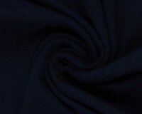 Bündchen-Stoff FEINRIPP LIGHT, marineblau, Swafing