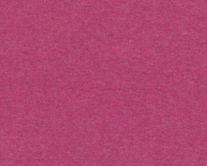 Bündchen-Stoff MELANGE LIGHT, fuchsia meliert