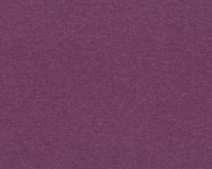 Bündchen-Stoff MELANGE LIGHT, aubergine meliert