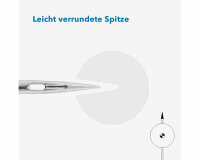 Zwillingsnadel METALLIC, Schmetz 2,5 mm 80