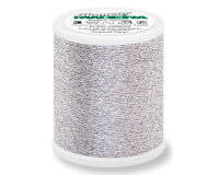 Dekoratives Overlockgarn GLAMOUR 8, metallic, Madeira silver