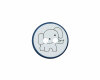 Kinderknopf ELEFANT, Union Knopf marineblau