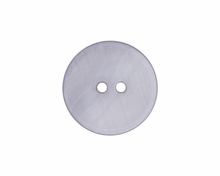 Glänzender Perlmuttknopf, Union Knopf 20 mm helllila