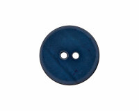 Glänzender Perlmuttknopf, Union Knopf 12 mm dunkelblau