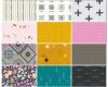 Precuts Layer Cake HOOKED, 42 Quadrate, Art Gallery