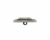 Quadratischer Metallknopf PYRAMIDE, Union Knopf 20 mm