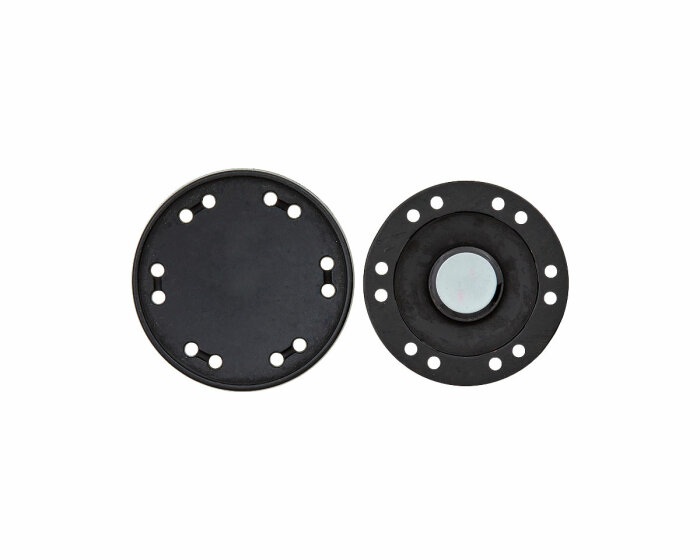 Magnetknopf aus Metall, Union Knopf schwarz