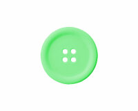 Kunststoffknopf COLORFUL, Union Knopf grün 20 mm