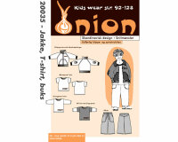 Jacke, Shirt und Hose, Kinder-Schnittmuster ONION 20035