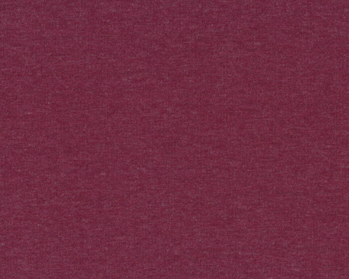 Sweatstoff French Terry MAIKE MELANGE, weinrot