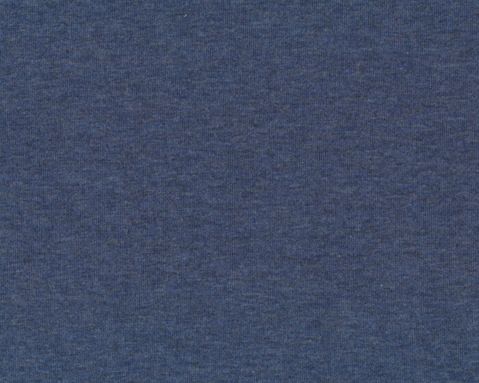 Sweatstoff French Terry MAIKE MELANGE, blaugrau