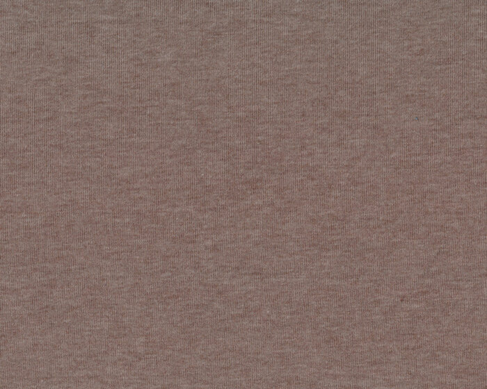 Sweatstoff French Terry MAIKE MELANGE, schlammbraun