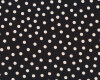 Baumwolljersey AVALANA POINT, Punkte, schwarz