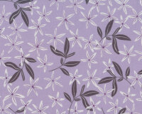 Baumwolljersey AVALANA PERSIA, Blüten, lavendel