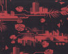 Baumwolljersey URBAN JUNGLE by Thorsten Berger, pastellrot