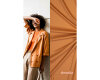Viskose-Webstoff BAMBUS, goldbraun, PS fabrics