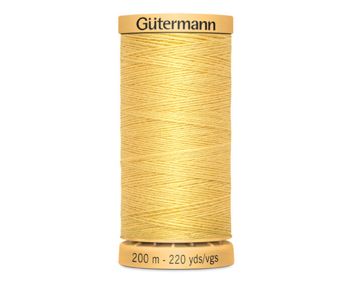 Heftfaden aus Baumwolle, Gütermann gelb